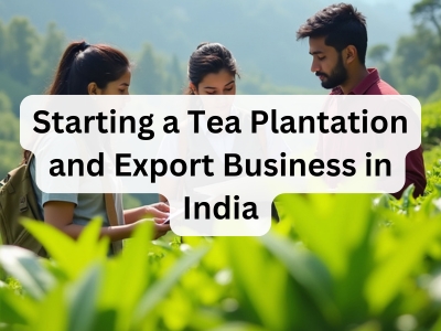Starting a Tea Plantation and Export Business in India