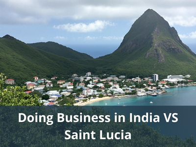 Doing Business in India VS Saint Lucia